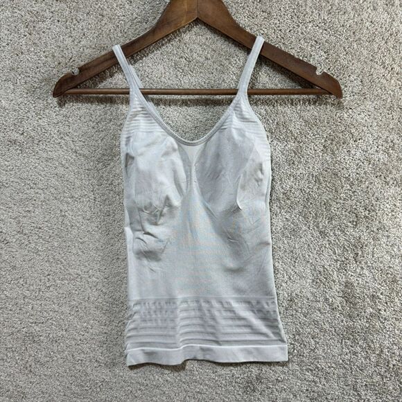 Flexees by Maidenform Seamless Shaping Cami Women's Small White Everyday Control - Picture 2 of 12